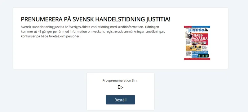 Svensk handelstidning justitia